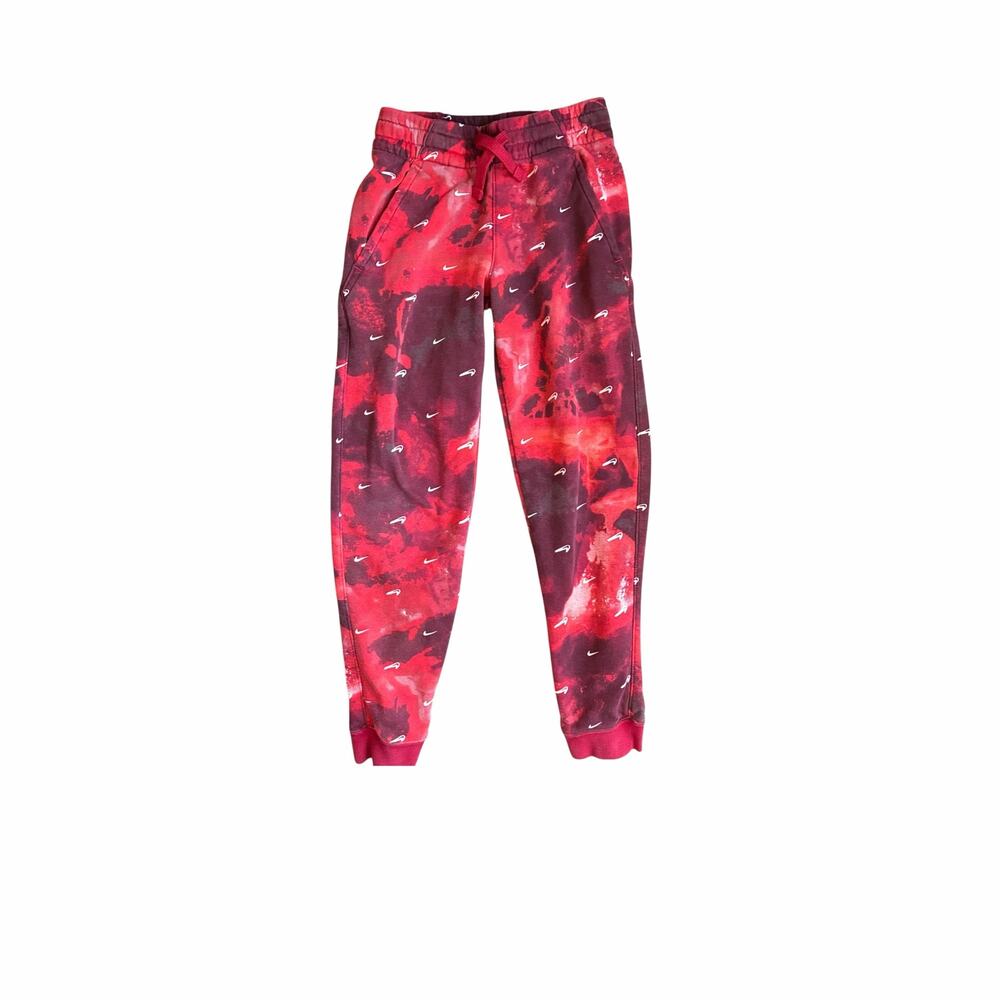 Nike Red Tie Dye or Marbled Sweatpants